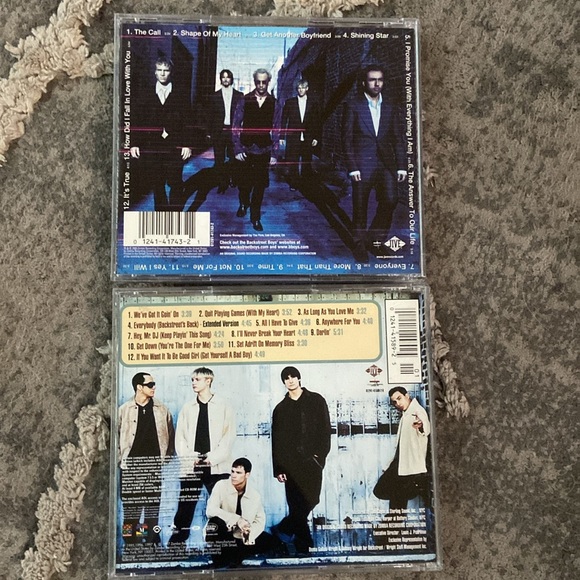 Backstreet Boys CDs Compact Discs Albums Black & Blue Self Titled Debut Boy Band - Picture 2 of 6